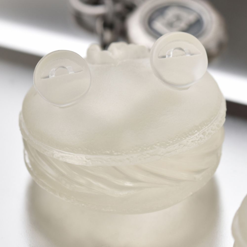 【キューポット】ランドール/バッグチャーム　トランスペアレントマカロン