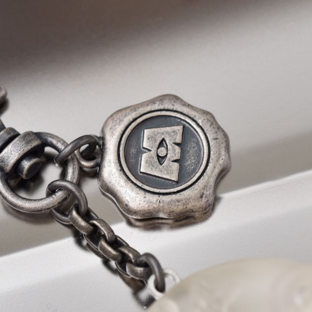 【キューポット】ランドール/バッグチャーム　トランスペアレントマカロン