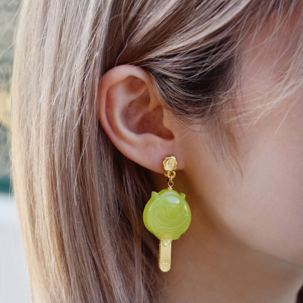 【キューポット】マイク/イヤリング　アイスキャンディー