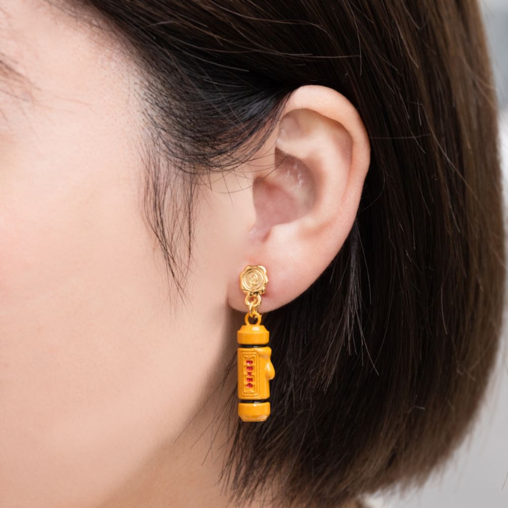 【キューポット】モンスターズインク　エネルギータンク/イヤリング　キャンディー