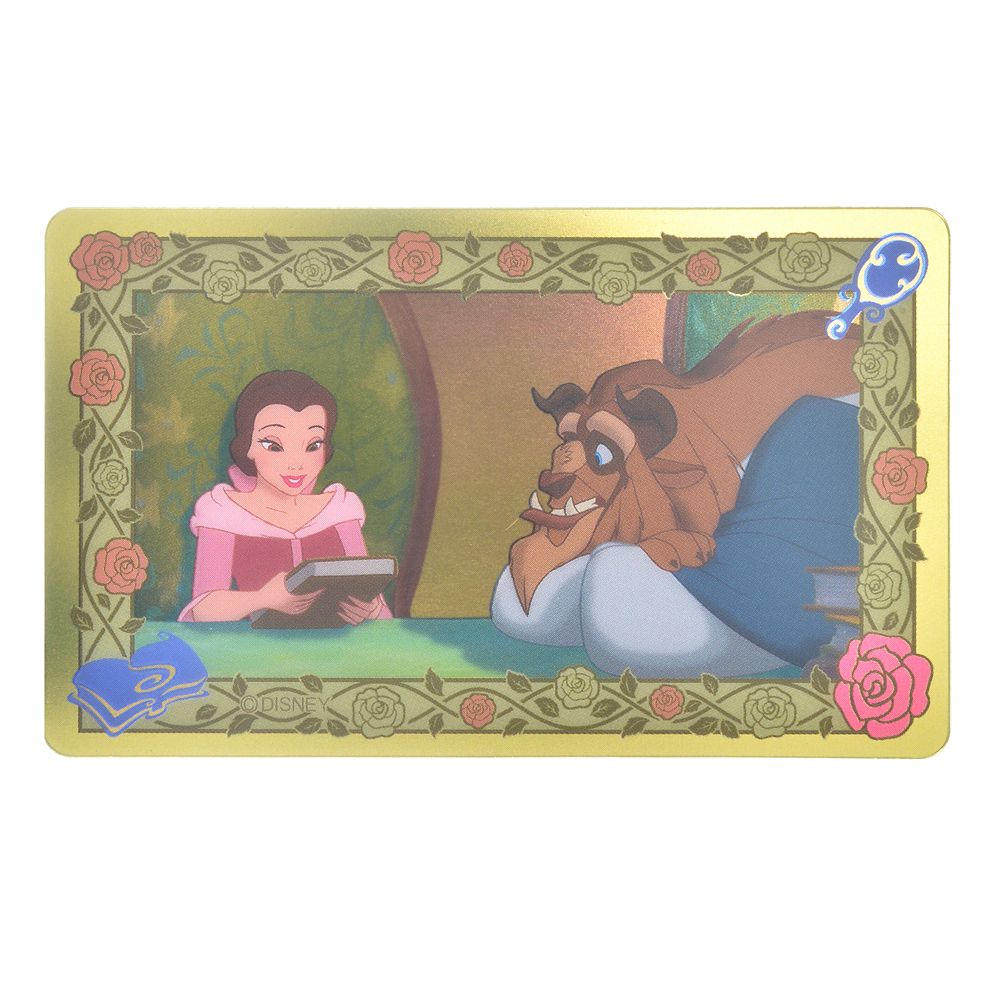 公式 ショップディズニー 美女と野獣 シール ステッカー カード型 14