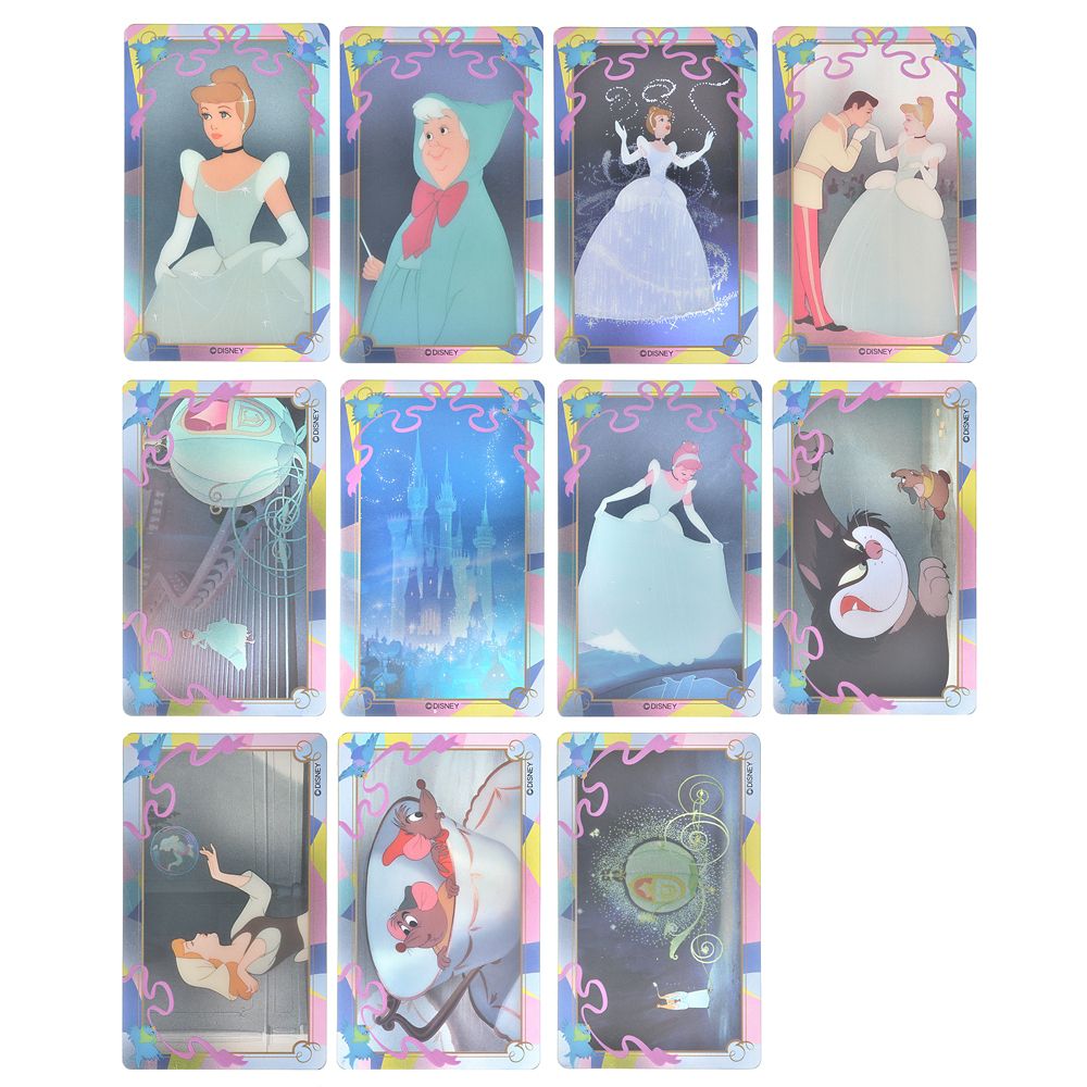 公式 ショップディズニー シンデレラ シール ステッカー カード型 Cin No5
