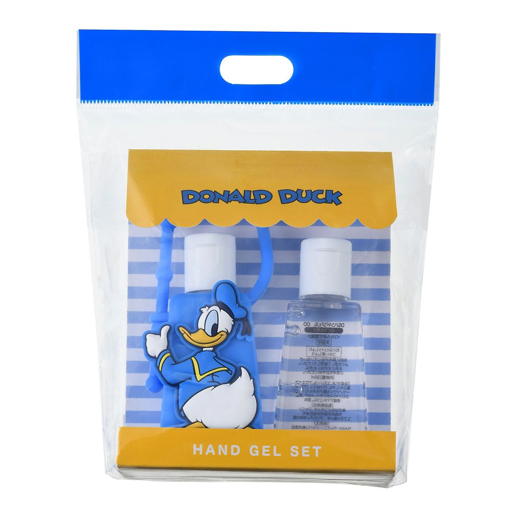 公式 ショップディズニー ドナルド ハンドジェル ホルダーケース付き ダイカット リフィル付き