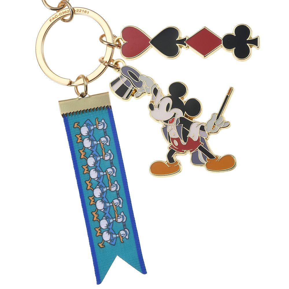 公式 ショップディズニー ミッキー ドナルド キーホルダー キーチェーン Mickey Mouse Birthday 22