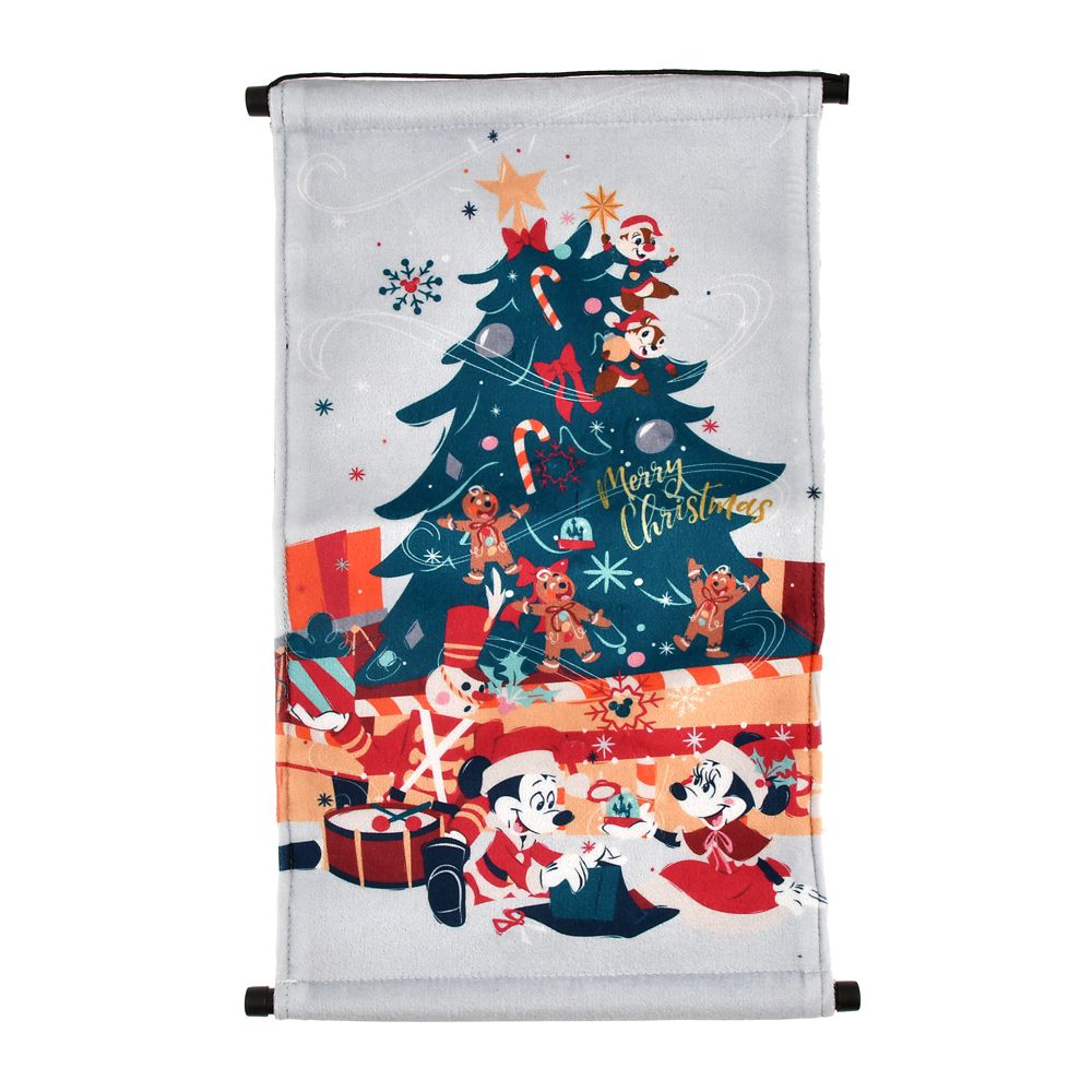 公式 ショップディズニー ミッキー フレンズ Ledタペストリー Disney Christmas 22