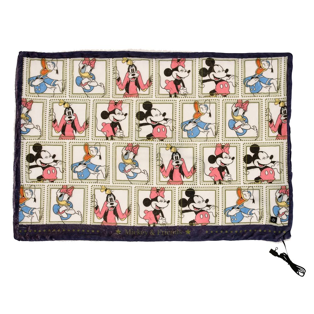 公式 ショップディズニー ミッキー フレンズ Usbブランケット ドットフレーム