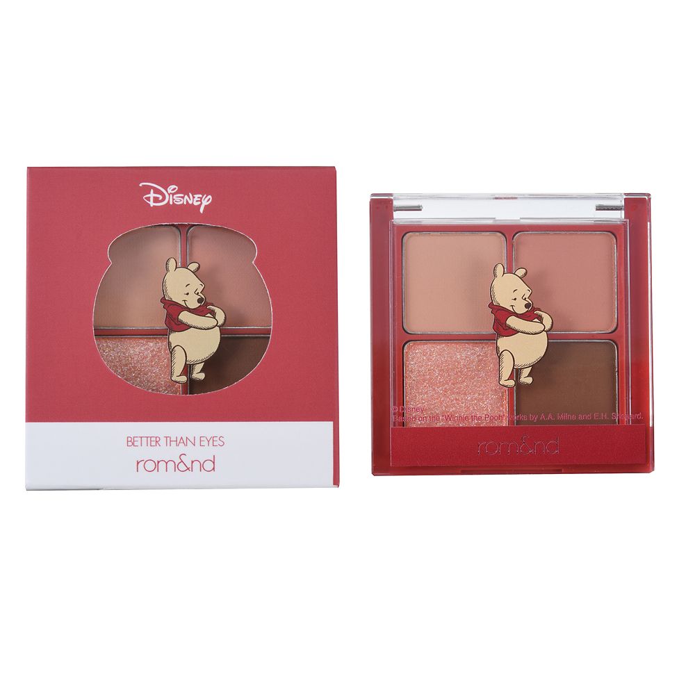 【rom＆nd】プーさん アイシャドウ ベターザンアイズ パレット ドライ マンゴー チューリップ