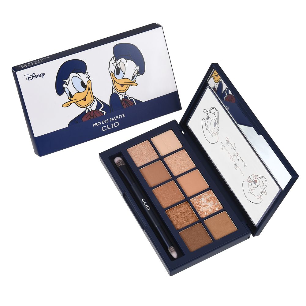 公式 ショップディズニー Clio ドナルド デイジー アイシャドウ プロ アイ パレット コージィー ブラウン Donald Duck It S My Style