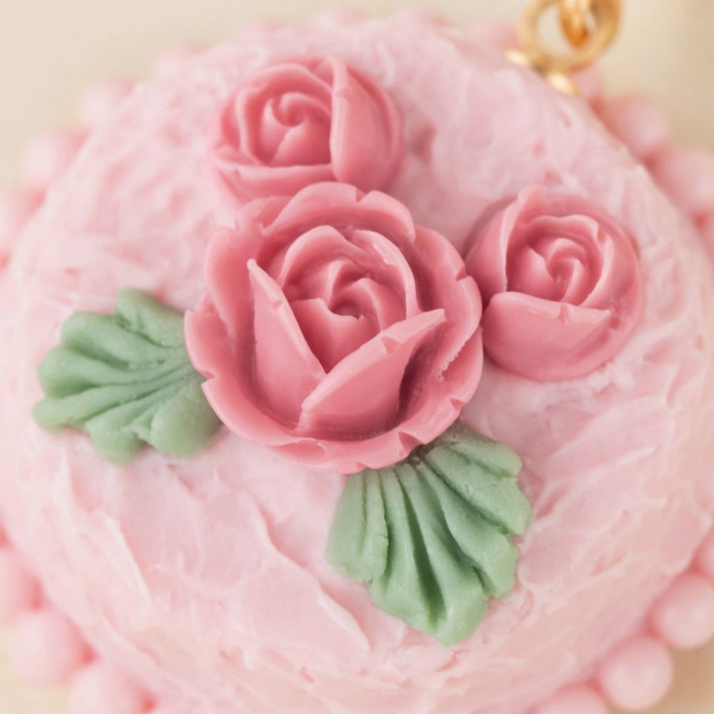 【キューポット】ミニーマウス/バッグチャーム　ビンテージケーキ