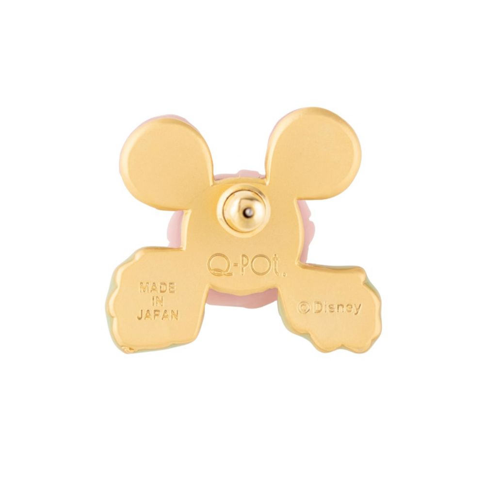 【キューポット】ミニーマウス/ピアス　ビンテージローズ