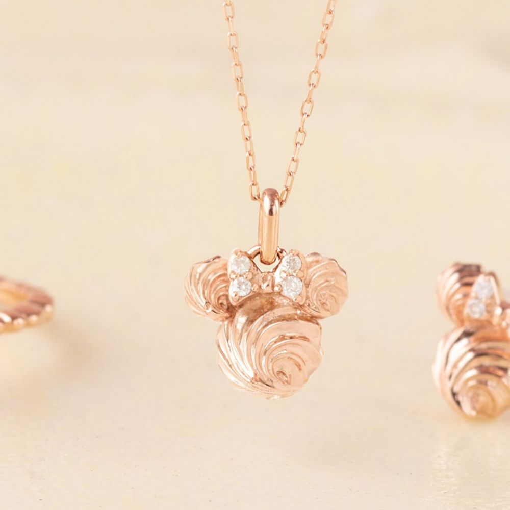 【キューポット】ミニー/(K10)ネックレス　メレンゲ