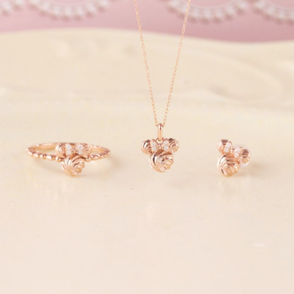 【キューポット】ミニー/(K10)ネックレス　メレンゲ