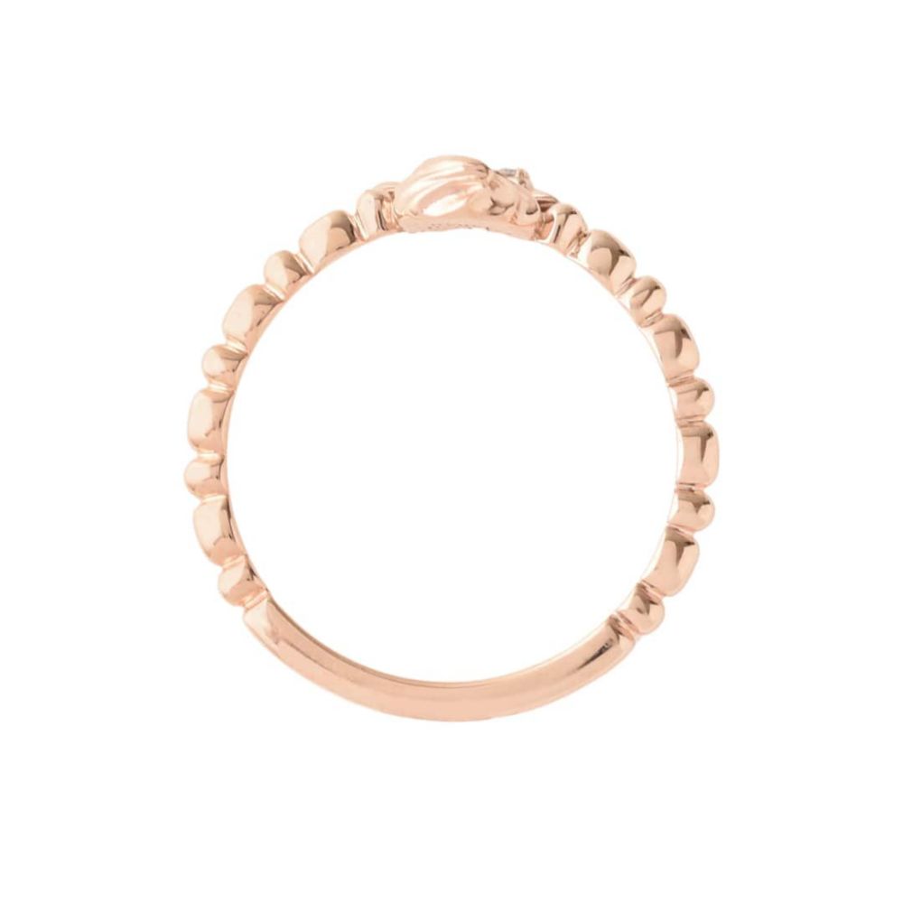 【キューポット】ミニー/(K10)リング　メレンゲ　9号