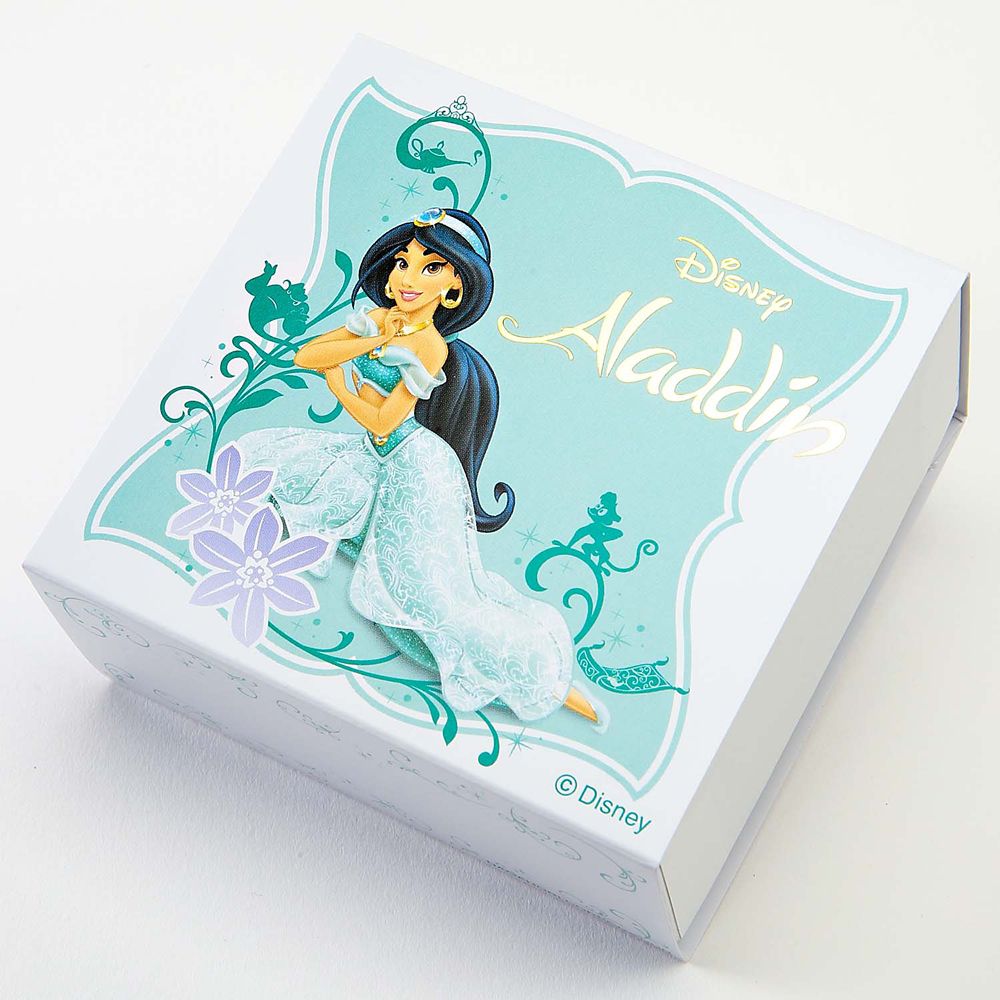 【送料無料】ディズニープリンセス ジャスミン　イエローゴールドピアス