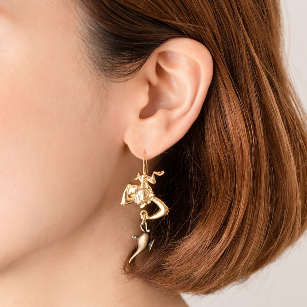 【キューポット】アブー/ピアス　ぶらさがり