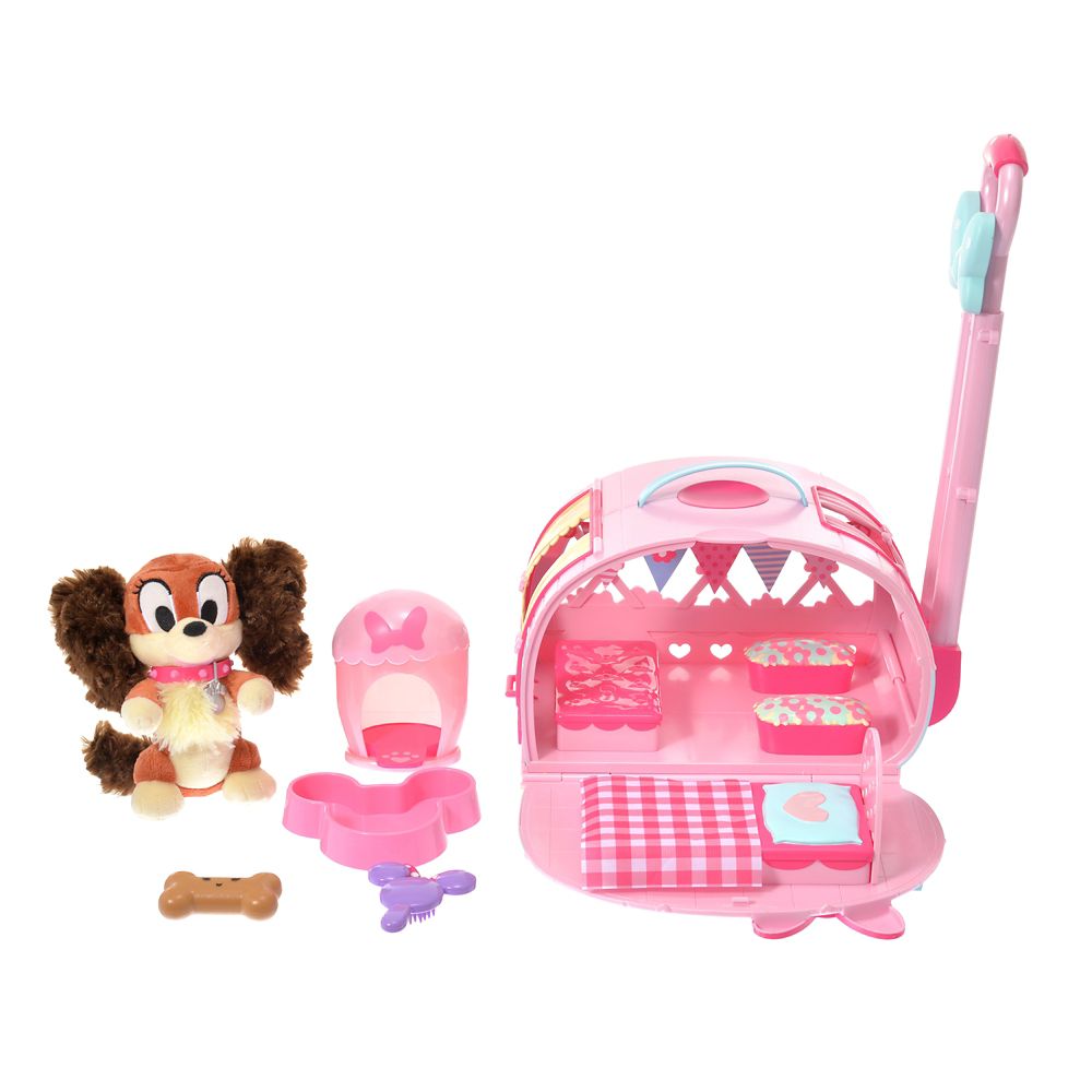 【再入荷】ミニー＆フィフィ おもちゃ ペットキャリー トレーラー
