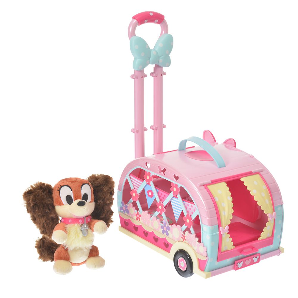 【再入荷】ミニー＆フィフィ おもちゃ ペットキャリー トレーラー