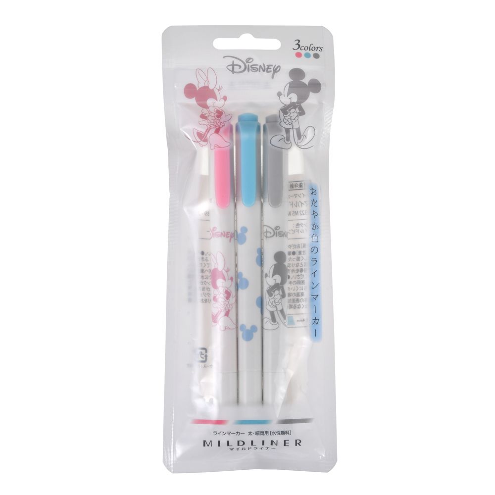 公式 ショップディズニー ミッキー ミニー 蛍光ペン マイルドライナー My Standard