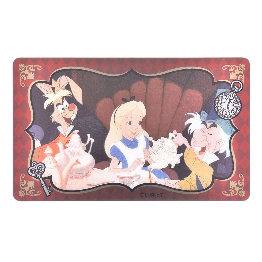 公式 ショップディズニー ふしぎの国のアリス シール ステッカー カード型 Alice 2