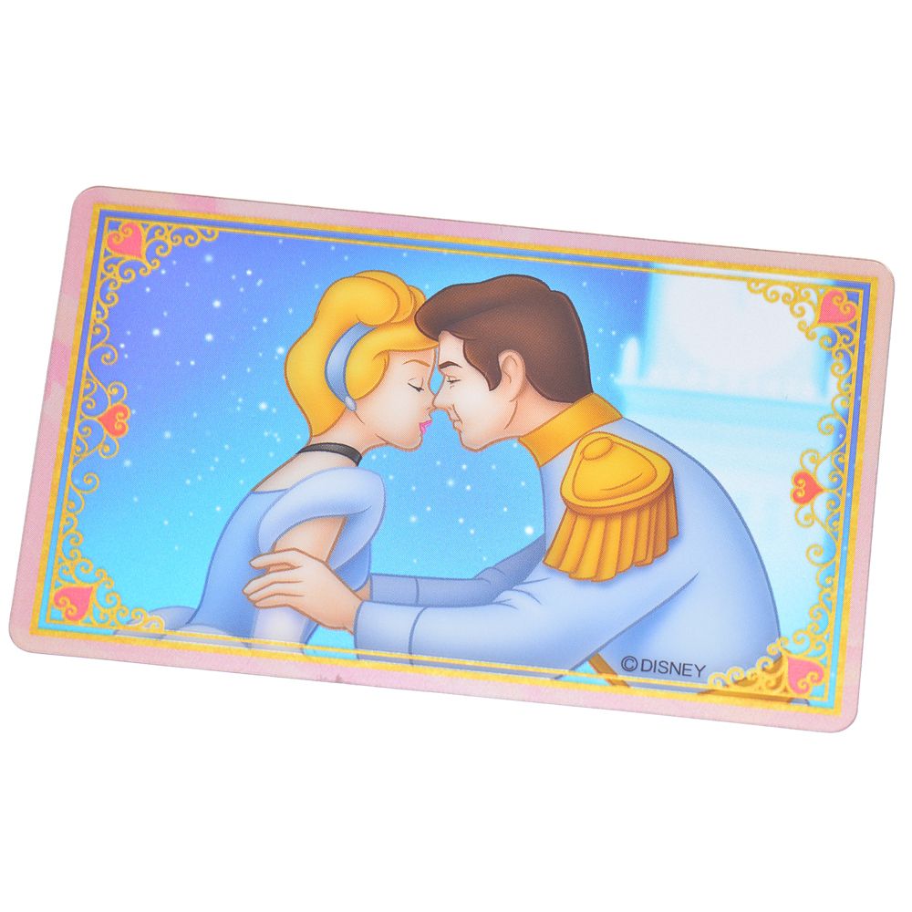公式 ショップディズニー シンデレラ 王子 シール ステッカー カード型 Kiss