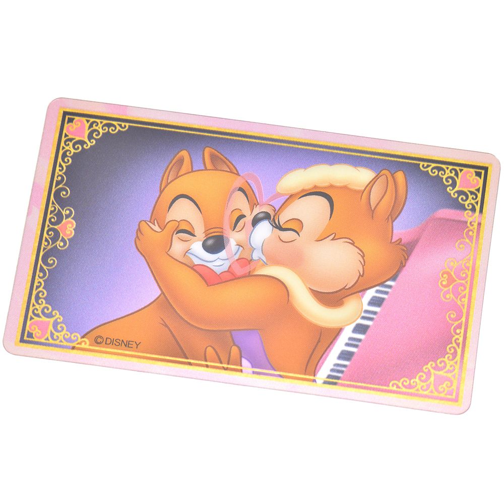 公式 ショップディズニー チップ クラリス シール ステッカー カード型 Kiss