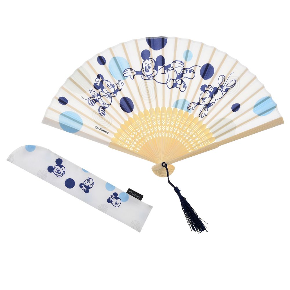 公式 ショップディズニー ミッキー モーティー フェルディ 扇子 Cool