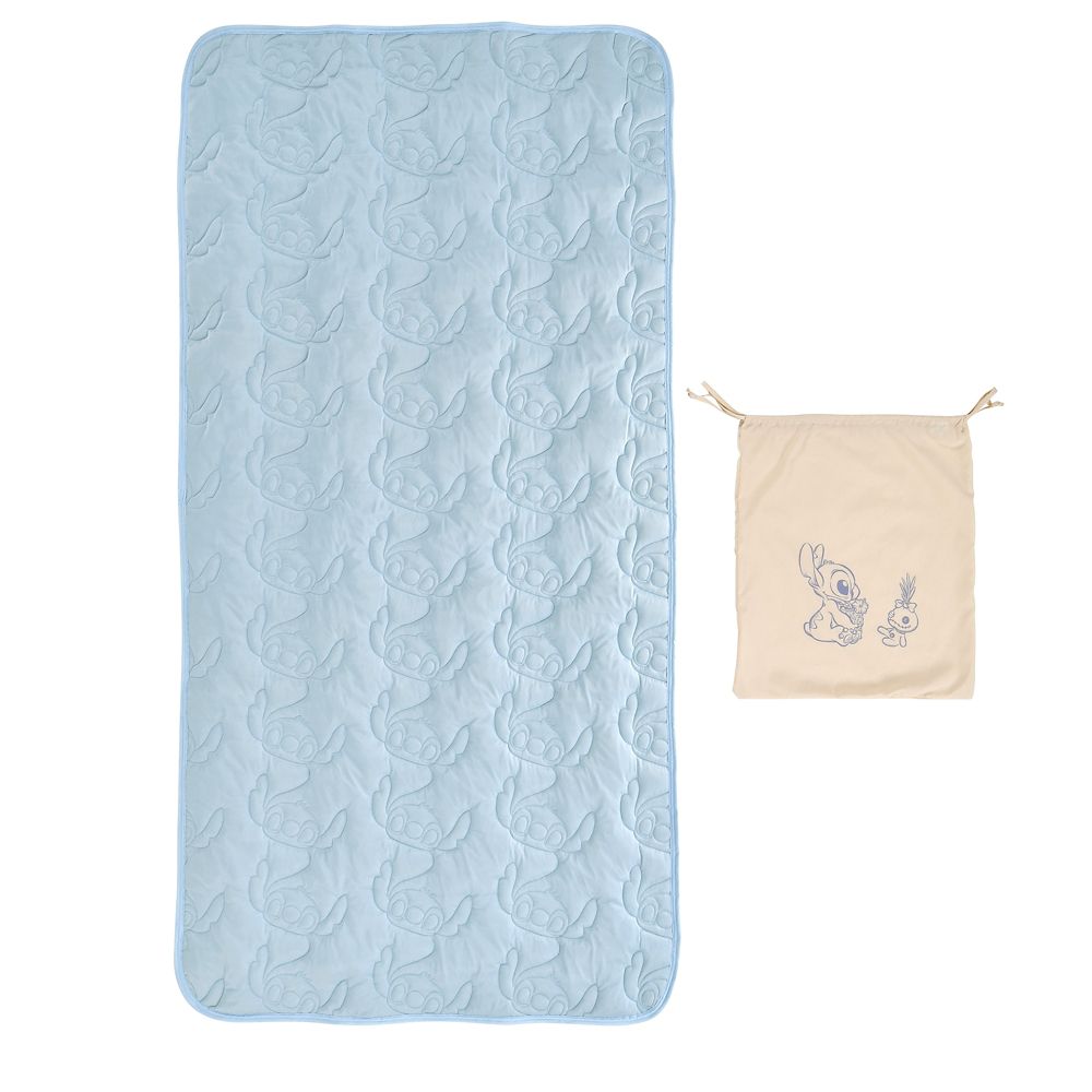 公式 ショップディズニー スティッチ スクランプ 敷きパッド 巾着付き Good Night S Sleep