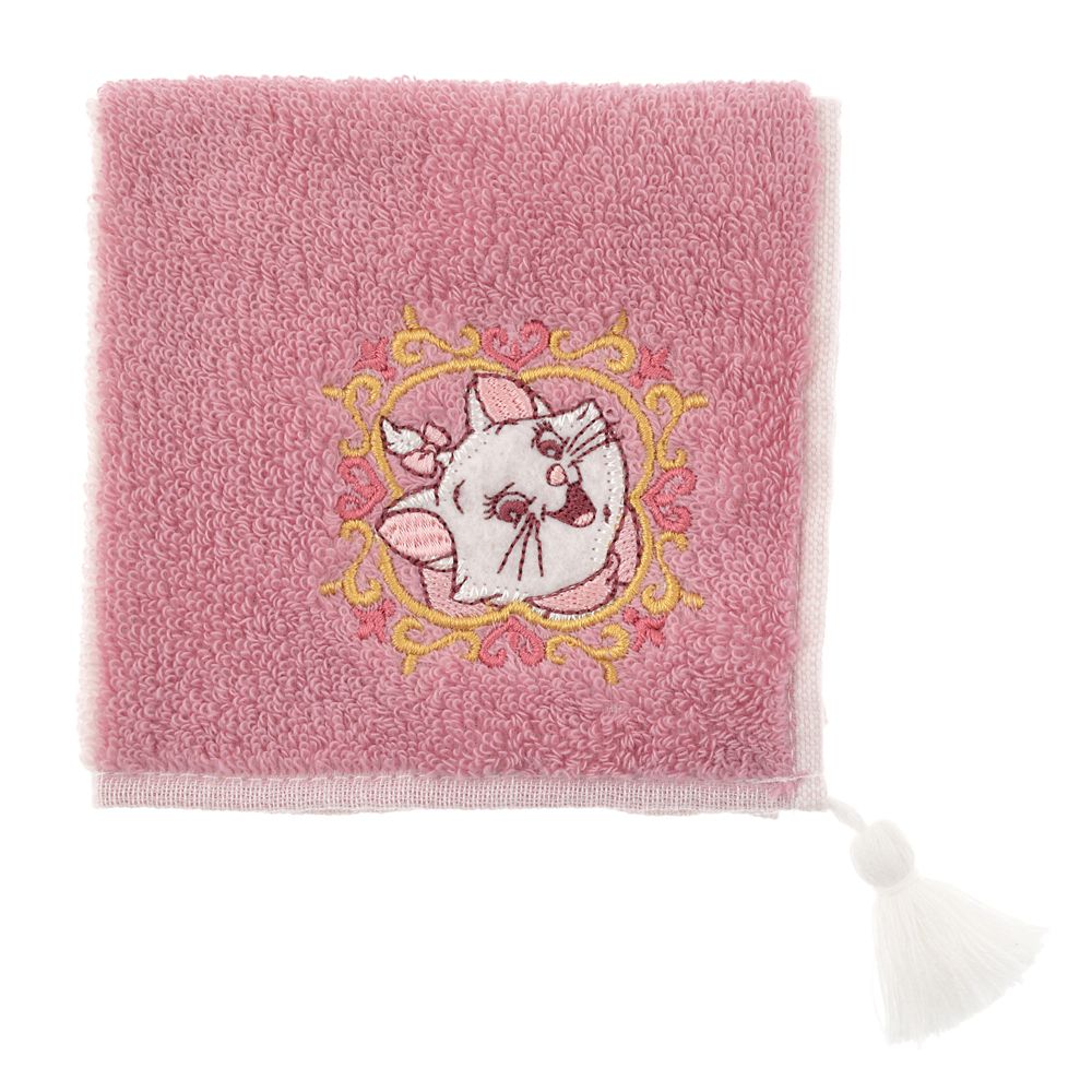 公式 ショップディズニー マリー おしゃれキャット ミニタオル バイカラー タッセル