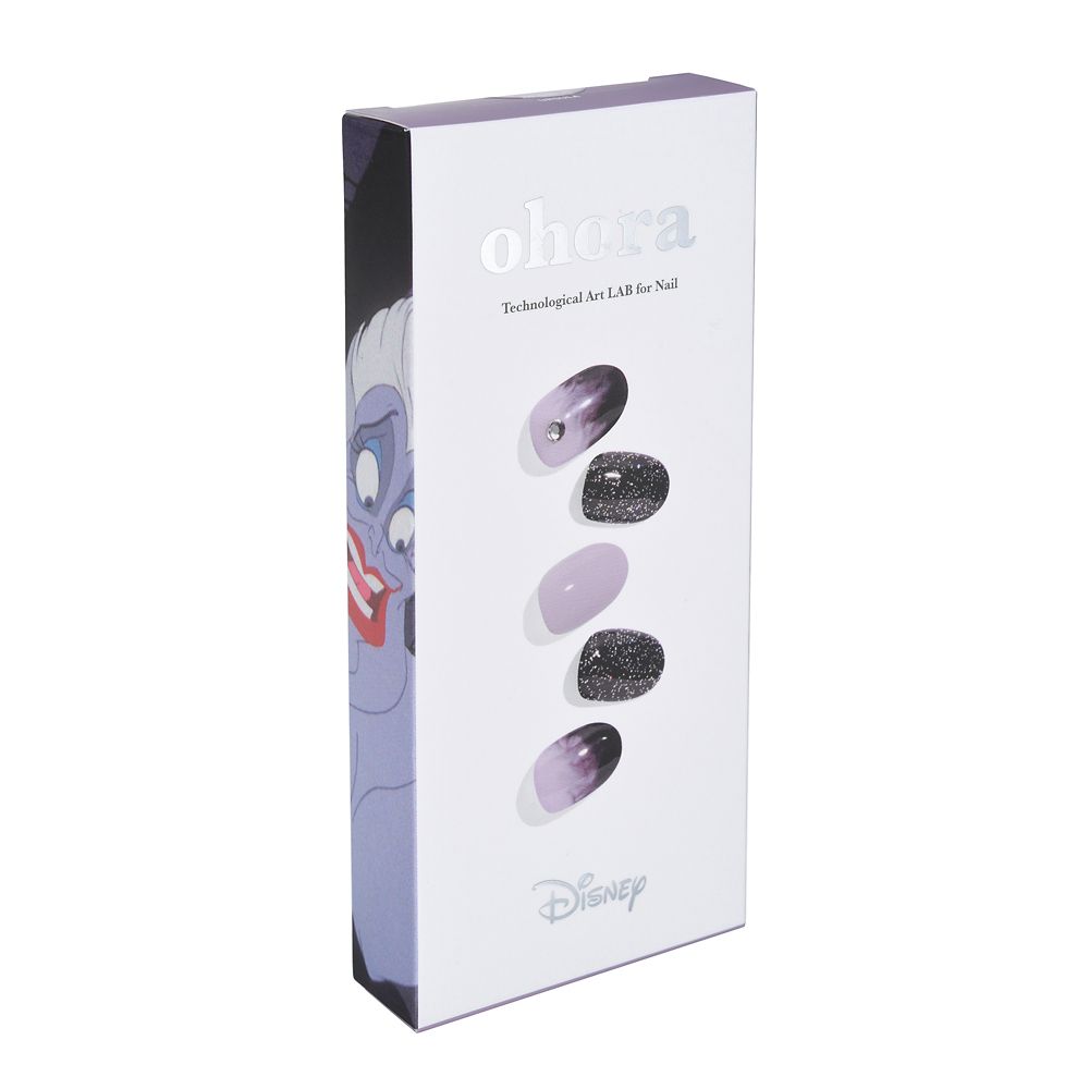 公式 ショップディズニー Ohora アースラ ネイルシール セミキュアジェルネイル Disney Villains 22
