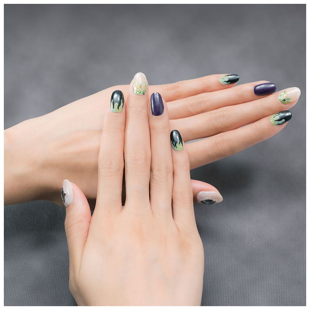 公式 ショップディズニー Ohora マレフィセント ネイルシール セミキュアジェルネイル Disney Villains 22