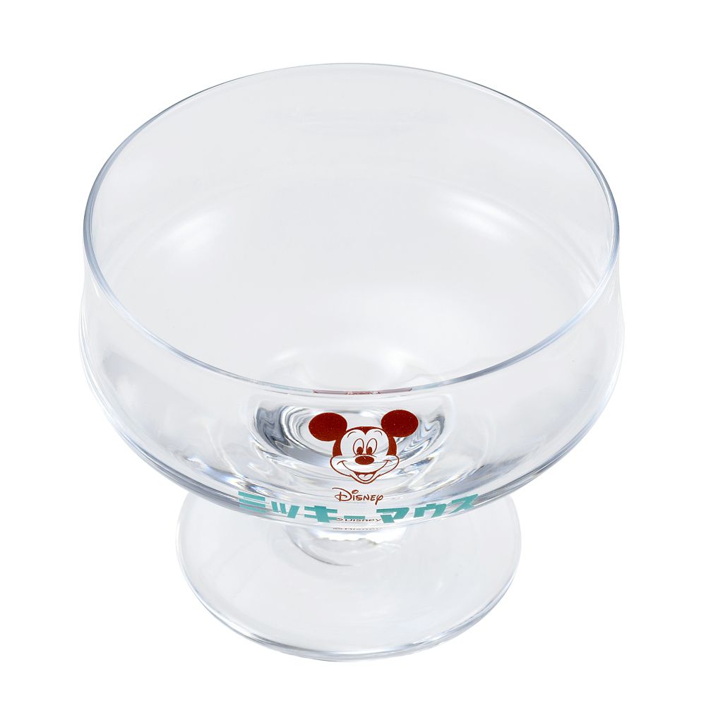 公式 ショップディズニー ミッキー デザートグラス Retro Cafe