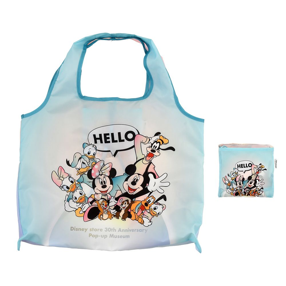 公式 ショップディズニー ミッキー フレンズ ショッピングバッグ エコバッグ Disney Store 30th Anniversary Pop Up Museum