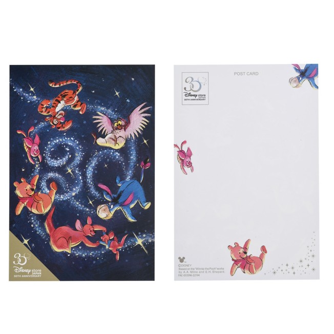 ディズニーキャラクター ポストカード セット Disney Store Japan 30th Anniversary ディズニーキャラクター ポストカード セット Disney Store Japan 30th Anniversary