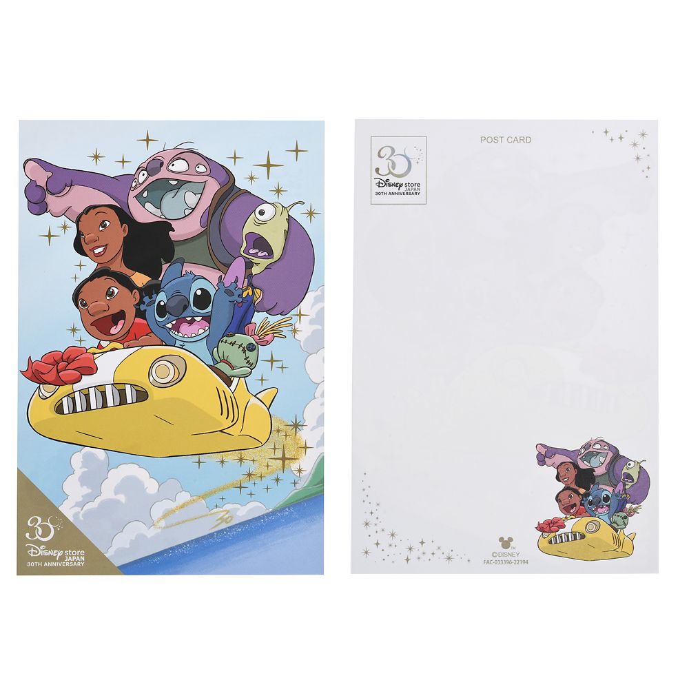 公式 ショップディズニー ディズニーキャラクター ポストカード セット Disney Store Japan 30th Anniversary
