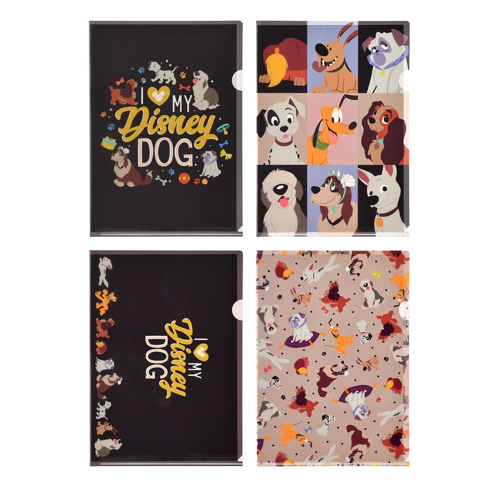 公式 ショップディズニー ディズニーキャラクター クリアファイル Dog Day 22