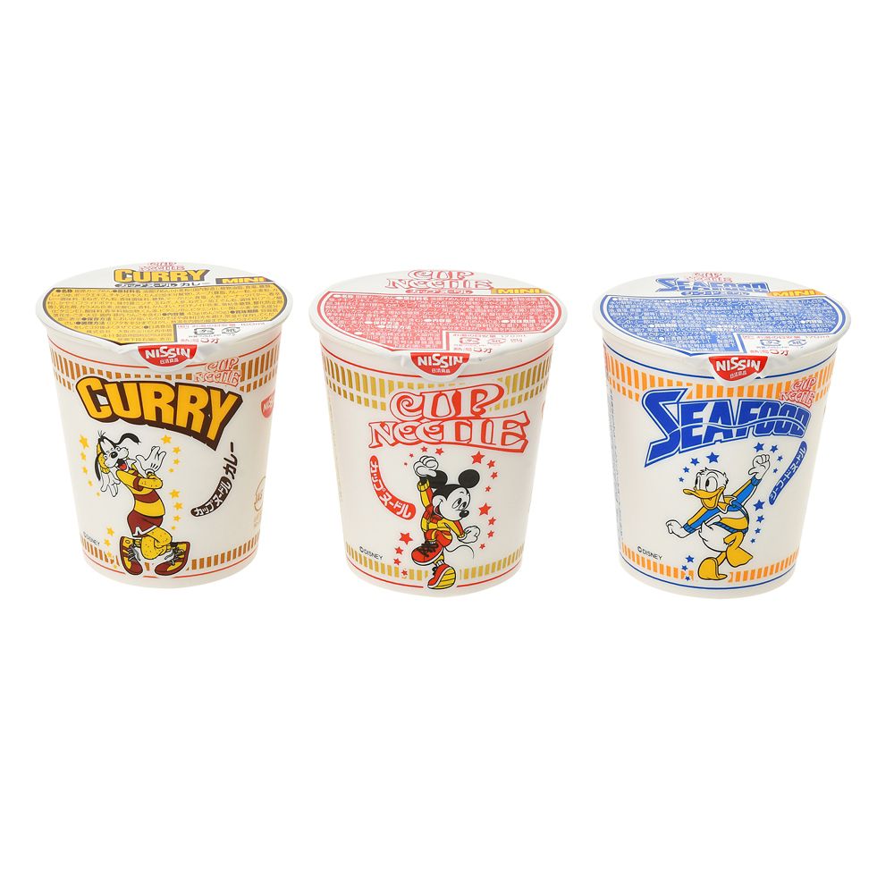 公式 ショップディズニー カップヌードル ミッキー ドナルド グーフィー カップヌードル ミニ 缶ケース入り Cup Noodle