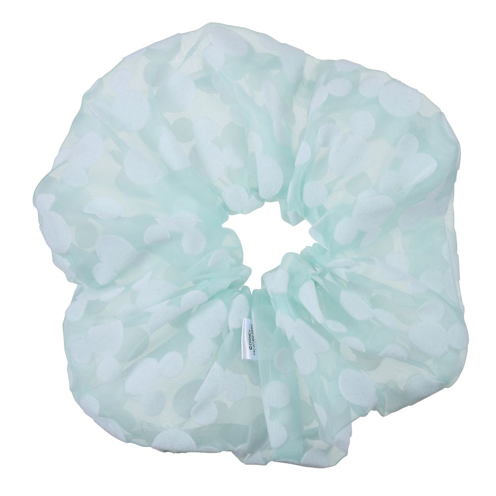 公式 ショップディズニー ミッキー シュシュ ブルー アイコン シースルー