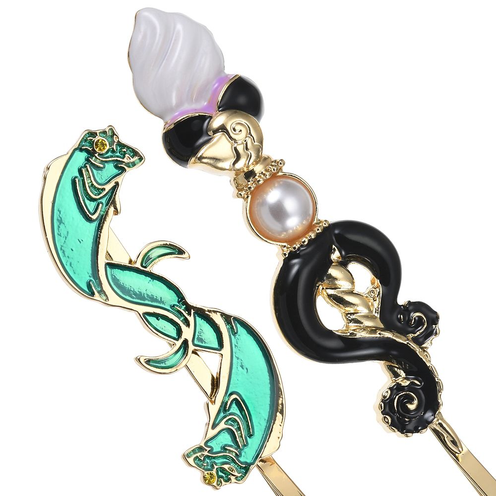 公式 ショップディズニー アースラ フロットサム ジェットサム ヘアピン 杖