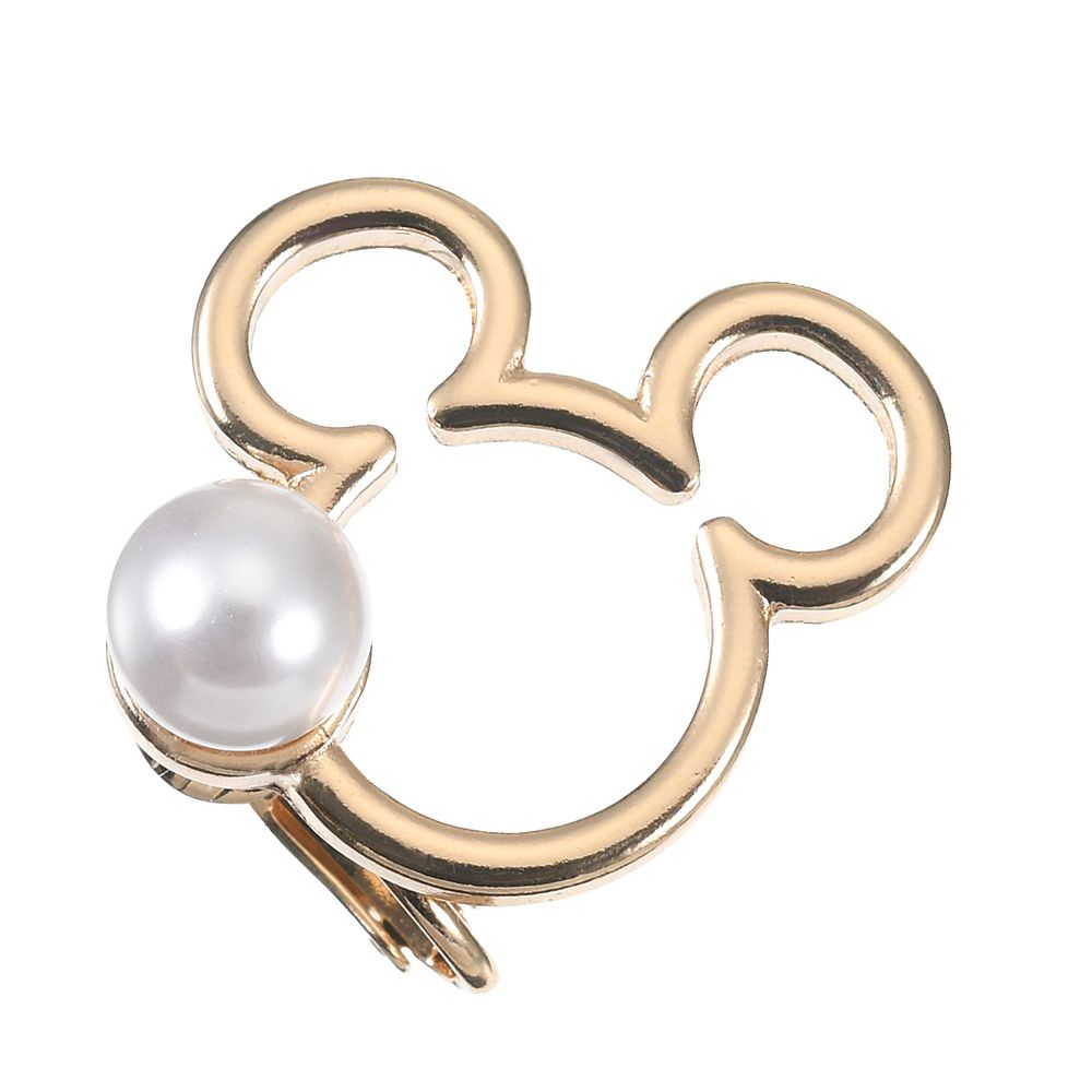 公式 ショップディズニー ミッキー イヤリング 片耳用 アイコン パール