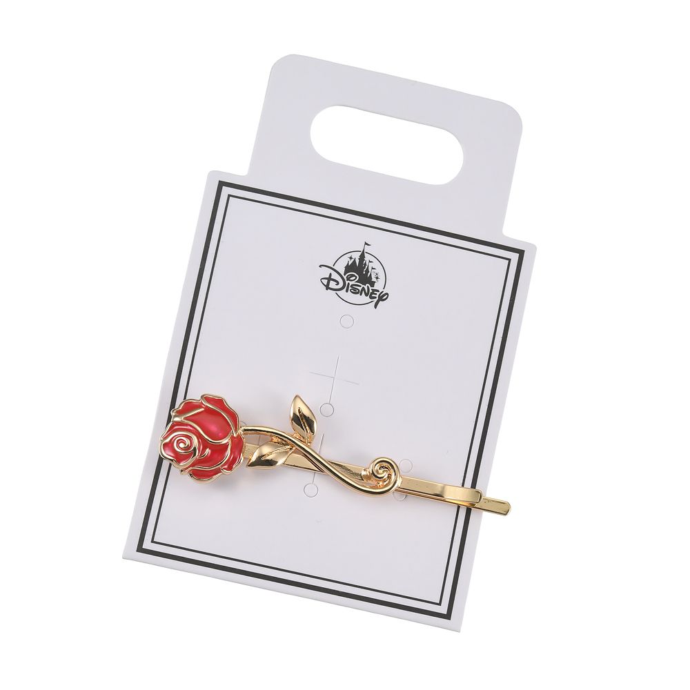 公式 ショップディズニー 美女と野獣 ヘアピン バラの花