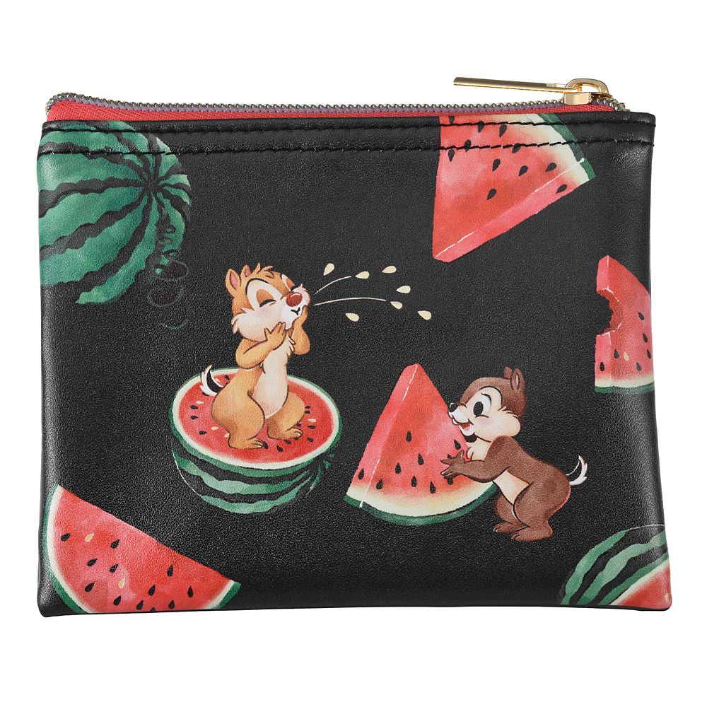 公式 ショップディズニー チップ デール ポーチ フラット スイカ