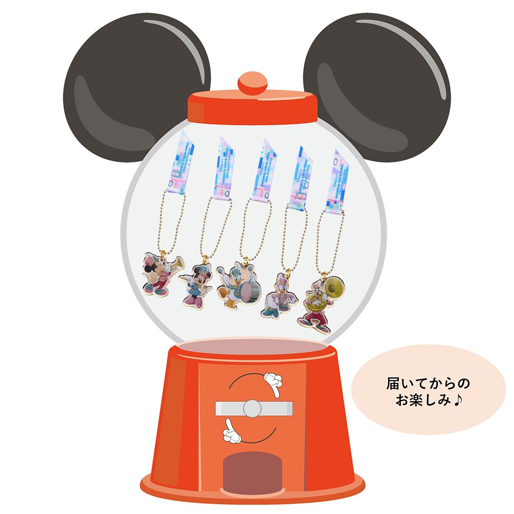 公式 ショップディズニー ミッキー フレンズ シークレットキーチェーン ディズニーストア 渋谷公園通り店 30周年