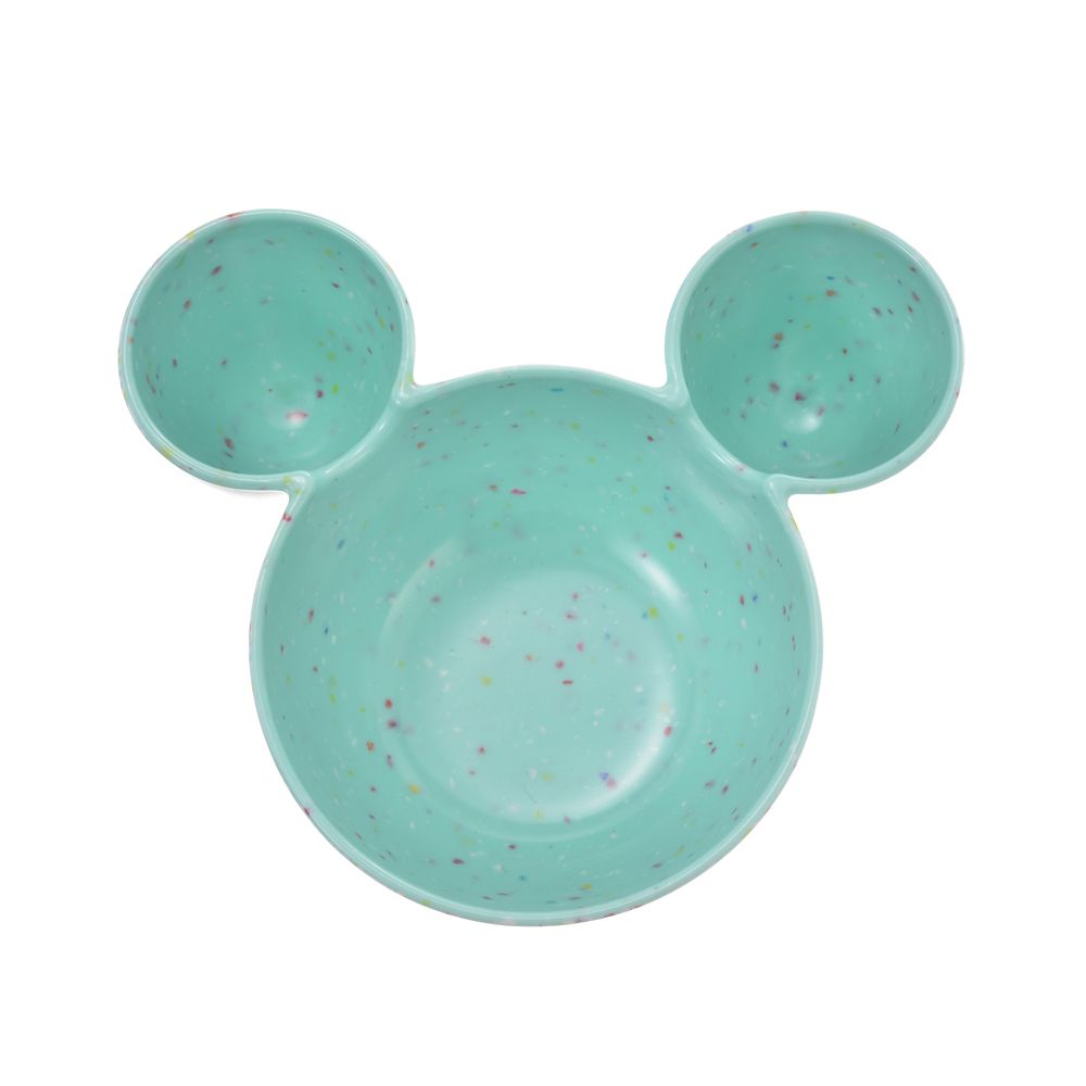 公式 ショップディズニー ミッキー ボウル S グリーン アイコン型