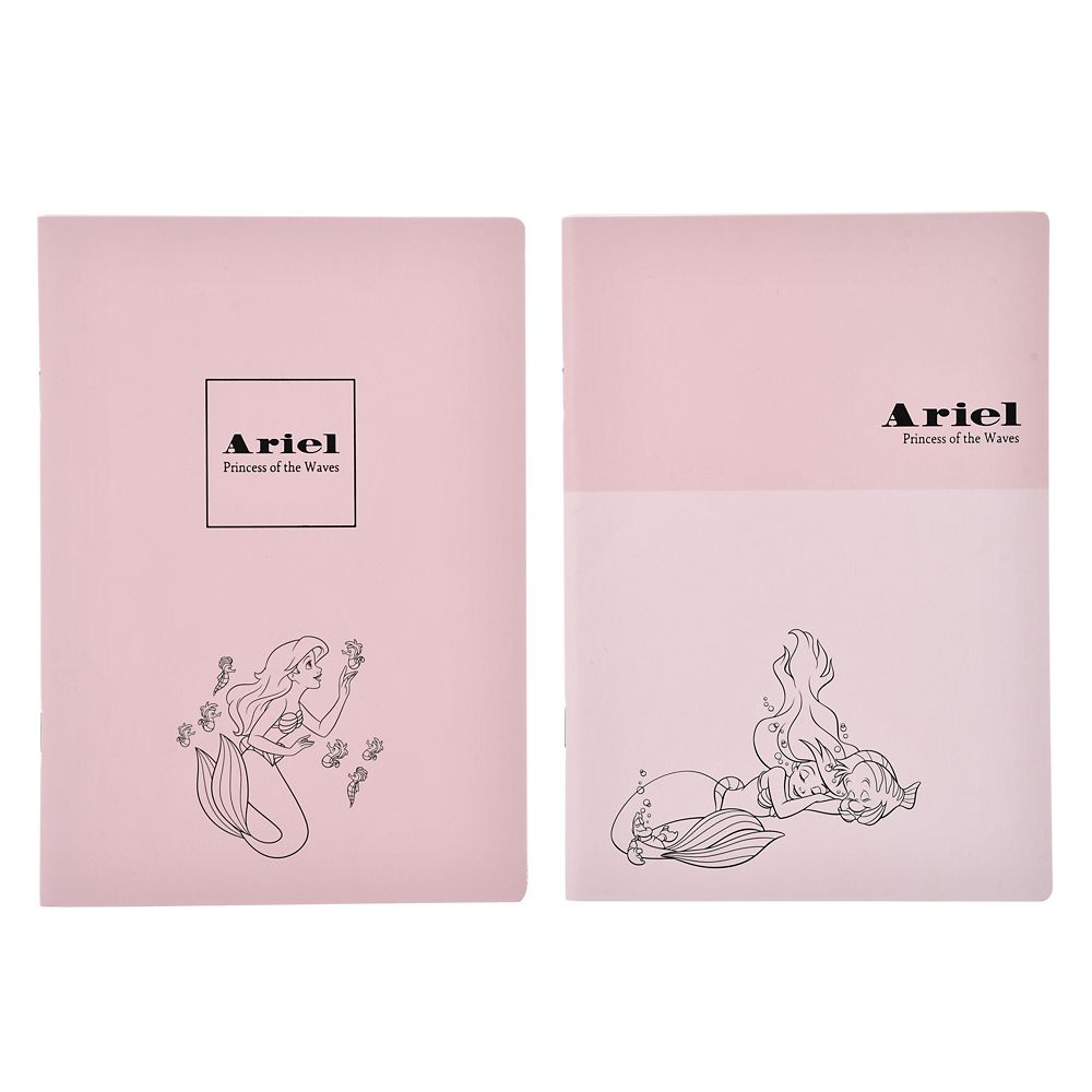 公式 ショップディズニー アリエル フランダー セバスチャン ノート A5 Smoky Colors