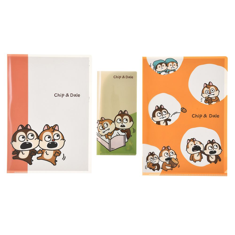 公式 ショップディズニー チップ デール クリアファイル チケットファイル Nishimurayuji