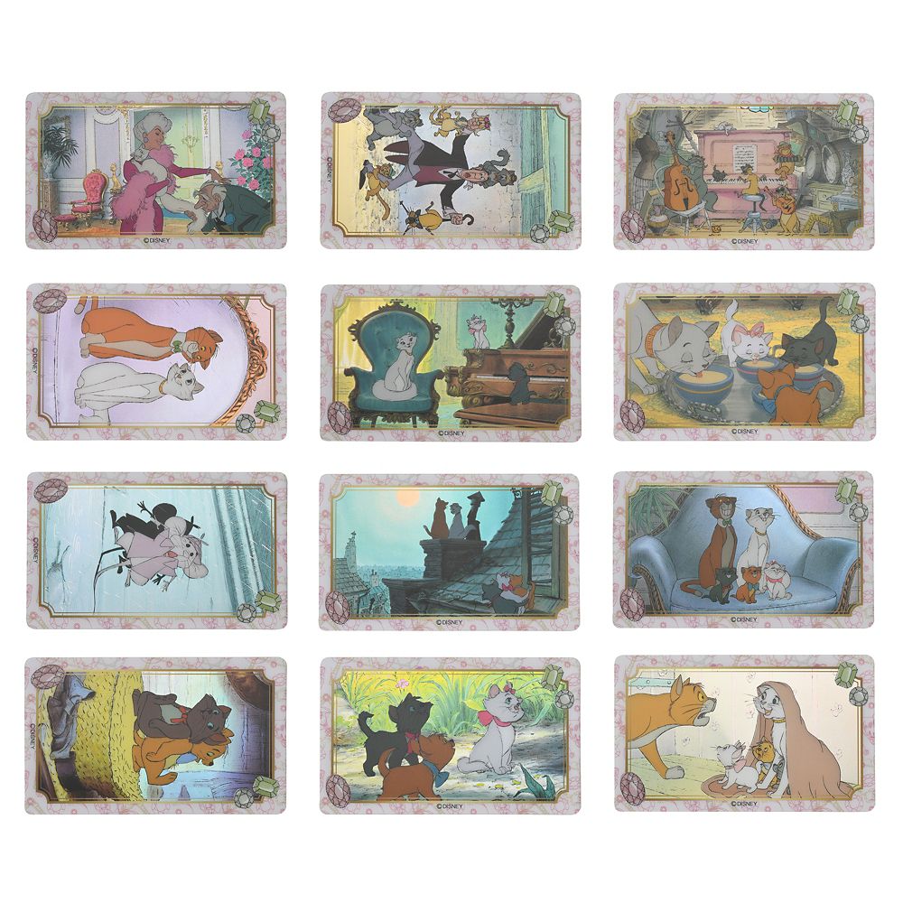 公式 ショップディズニー おしゃれキャット シール ステッカー カード型 Mr 3