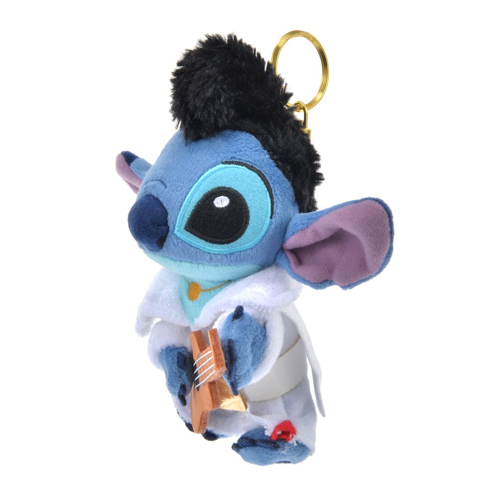 公式 ショップディズニー スティッチ ぬいぐるみキーホルダー キーチェーン エルヴィス プレスリー コスチューム Stitch Years
