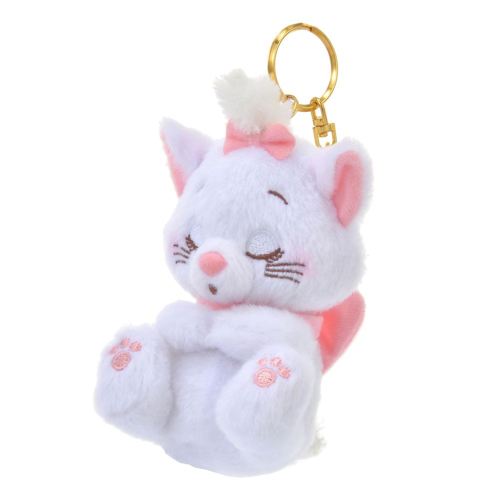 公式 ショップディズニー マリー おしゃれキャット ぬいぐるみキーホルダー キーチェーン ウトウト