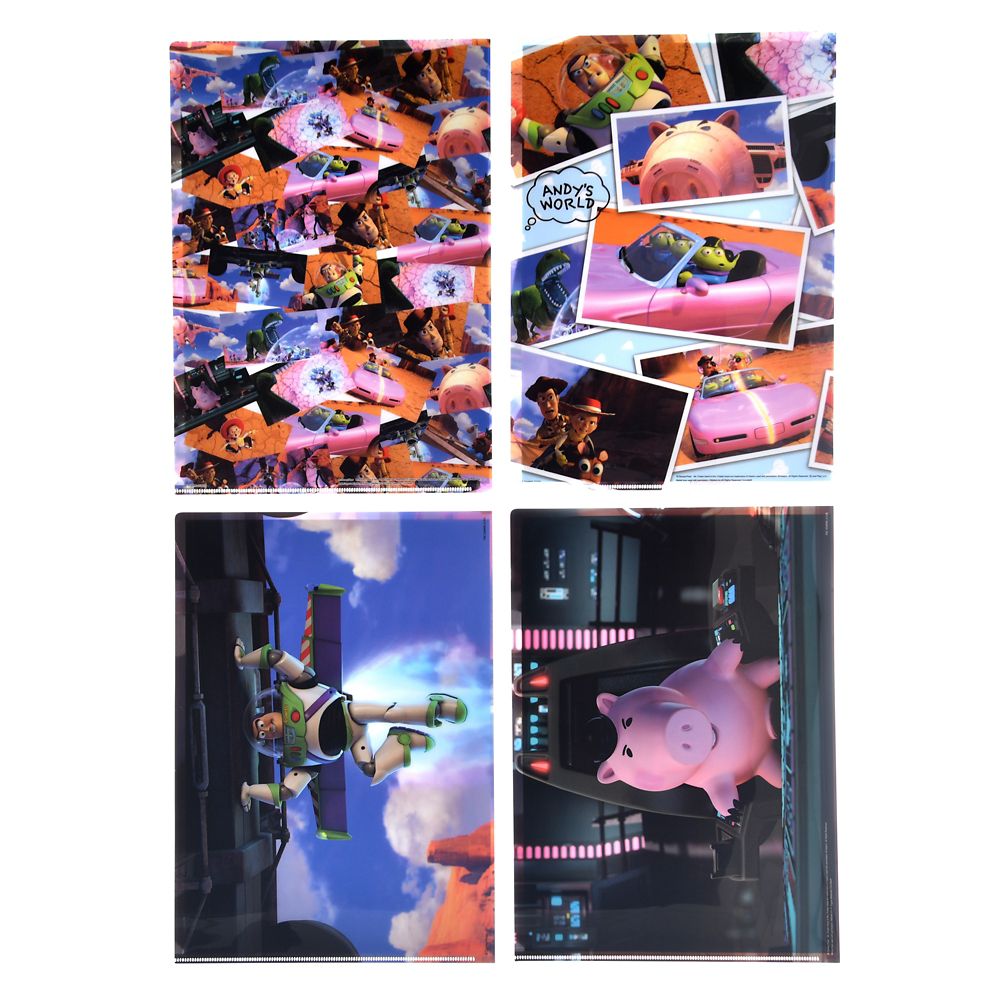 公式 ショップディズニー トイ ストーリー クリアファイル Andy S World