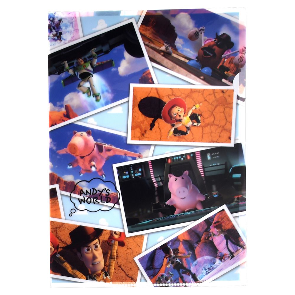 公式 ショップディズニー トイ ストーリー クリアファイル Andy S World